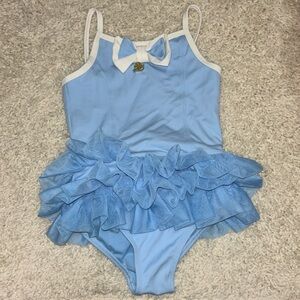 Blue swimsuit